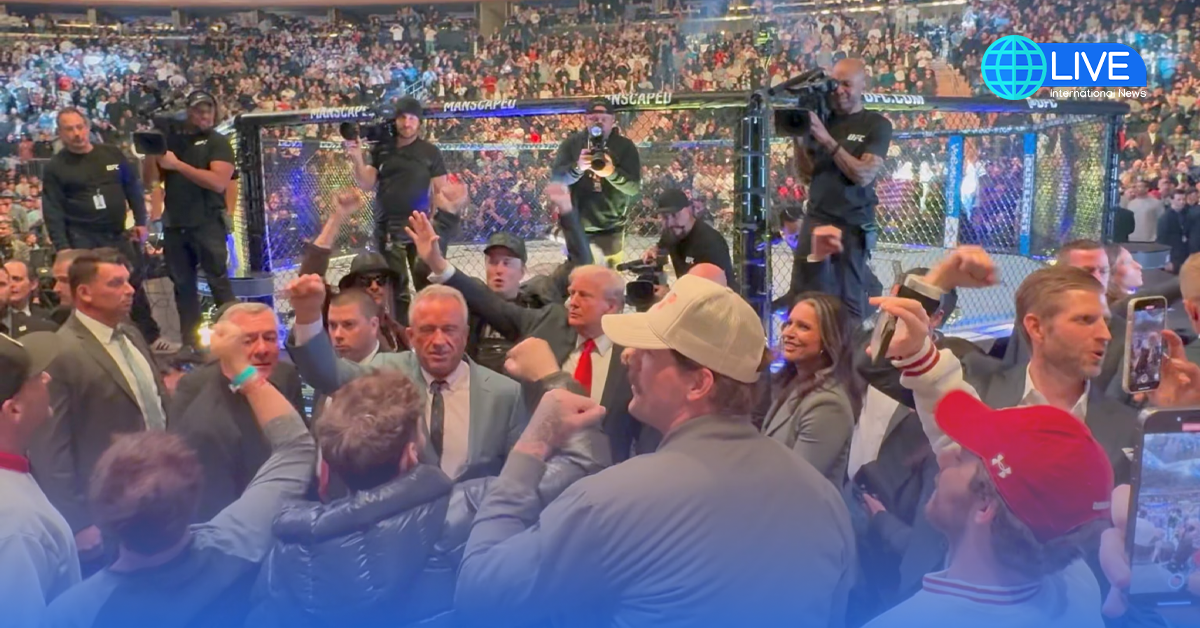UFC: Trump and MAGA Supporters Attend Fight Event