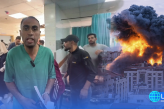 Kamal Adwan ICU on Fire After Israeli Attack