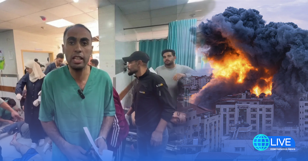 Kamal Adwan ICU on Fire After Israeli Attack