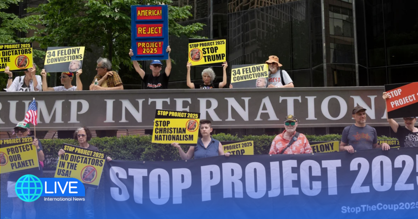 Anti-Trump Protests Across the U.S.-We Reject Project 2025